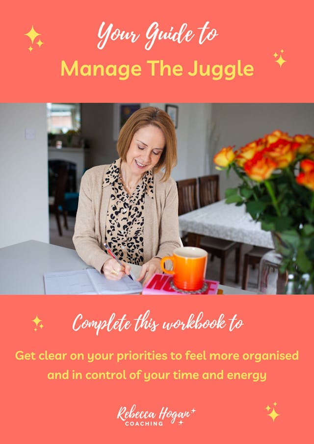 Manage The Juggle & Master Your Mojo FREE Workbooks